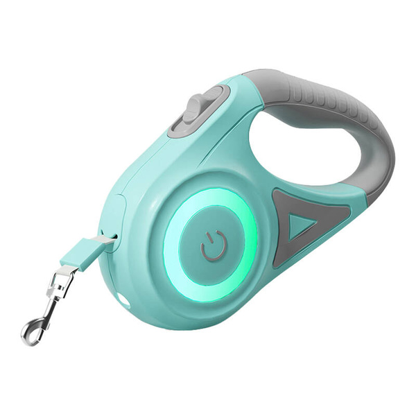 ROJECO RQYS-04 Green Automatic LED Retractable Dog Leash, 5 meters