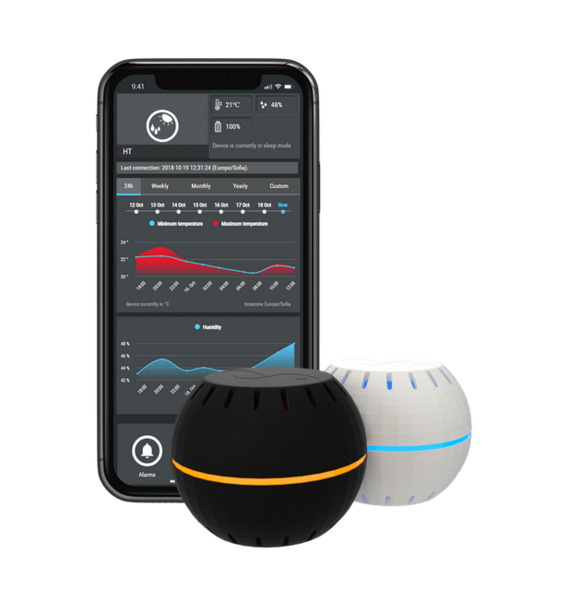 Shelly H&T WiFi sensor Humidity/Temperature, Black