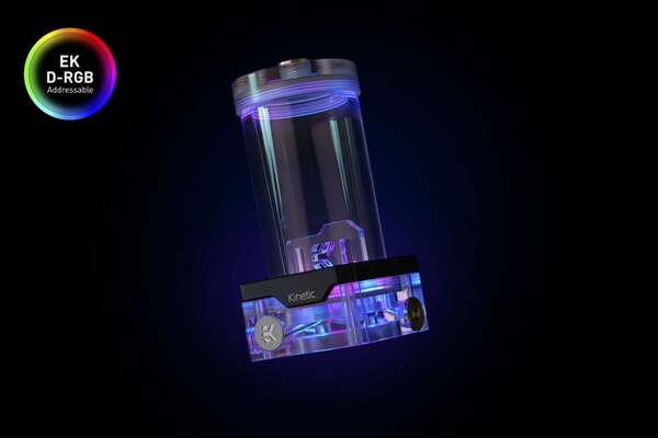 EKWB EK-Quantum Kinetic TBE 160 DDC Body D-RGB - Plexi, expansion tank