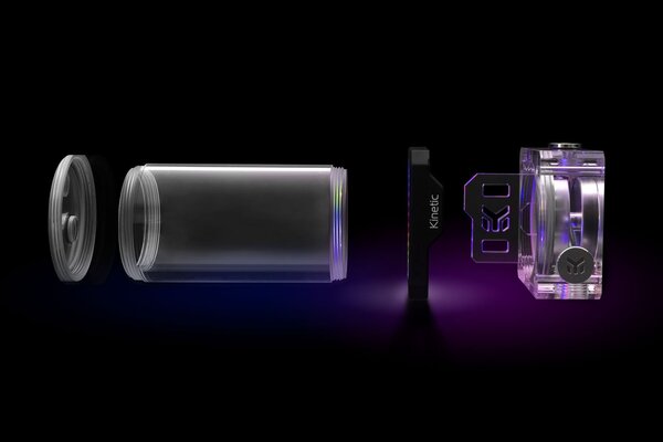 EKWB EK-Quantum Kinetic TBE 160 DDC Body D-RGB - Plexi, expansion tank