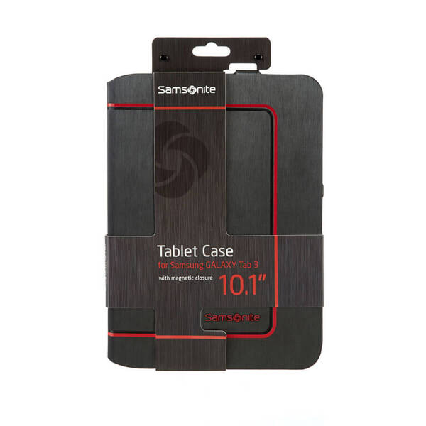 SAMSONITE Tabletfodral Samsung Tab3 10.1" Svart/R&ouml;d