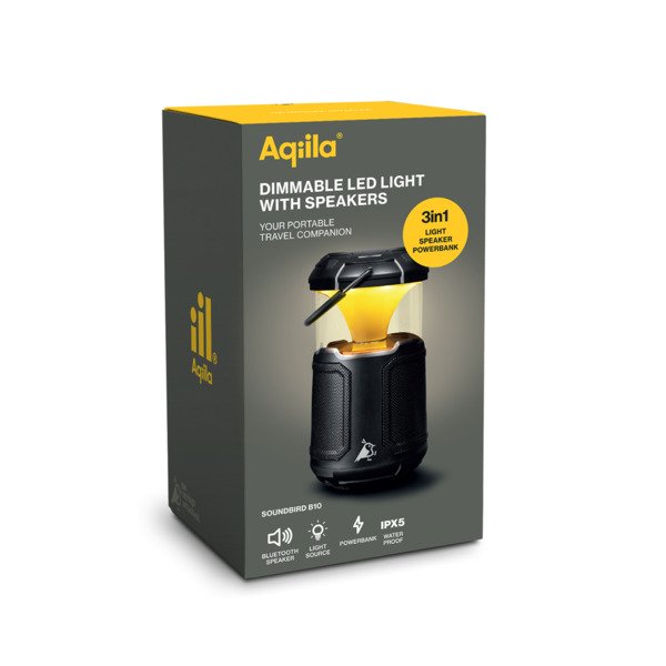 Aqiila Soundbird B10 2.0 Bluetooth Portable speaker, Black