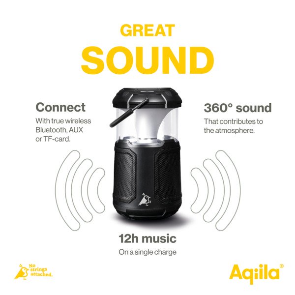 Aqiila Soundbird B10 2.0 Bluetooth Portable speaker, Black