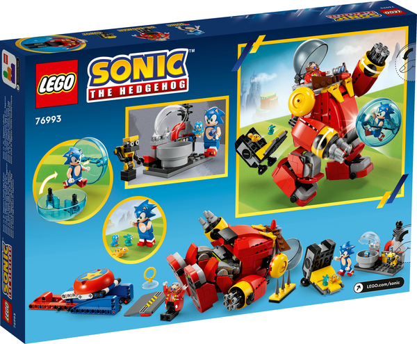 Lego Ideas Sonic vs. tri Eggmanin Kuolemanmuna-robotti 76993