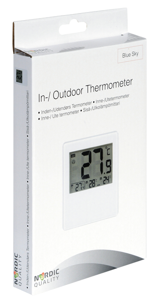 Blue Sky Indoor/Outdoor Thermometer