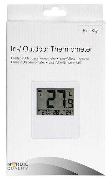 Blue Sky Indoor/Outdoor Thermometer