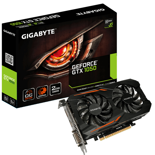 Gigabyte GeForce GTX 1050 OC (rev1.0) 2GB - Graphics card