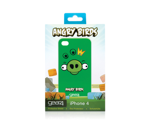 Gear4 Angry Birds, iPhone 4s - Case, Green