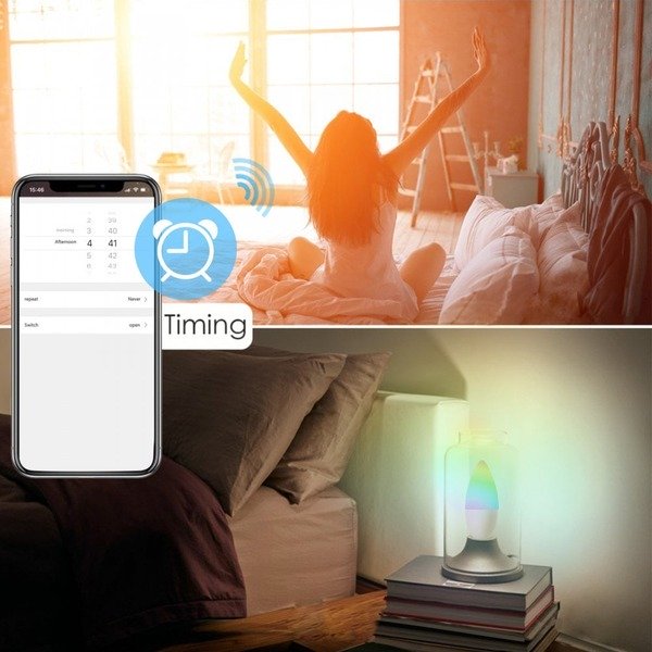 Woox Wi-Fi RGB - smart bulb, E14, 4.5W