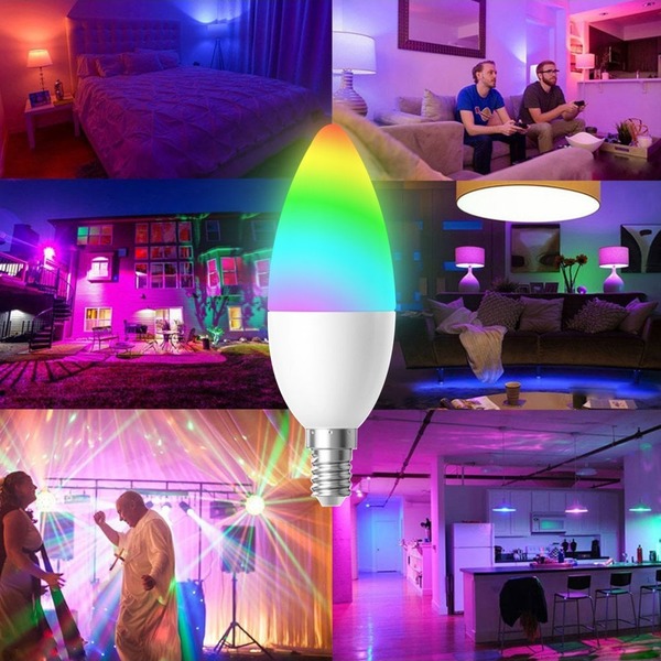 Woox Wi-Fi RGB - smart bulb, E14, 4.5W