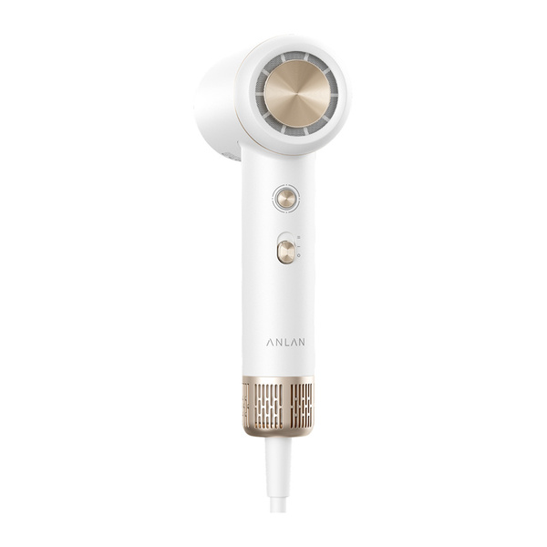 ANLAN 05-ACFJ41-0VE 1600W Hair Dryer, White