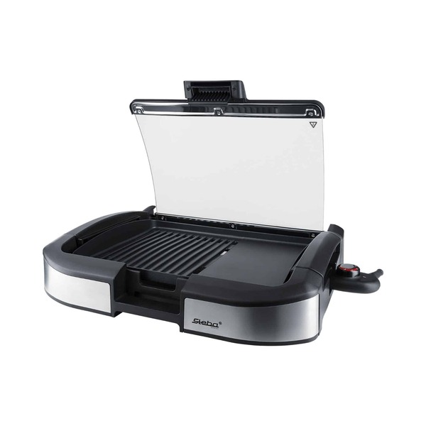 Steba VG 195 BBQ Table Grill, Black/Silver, 2200 W