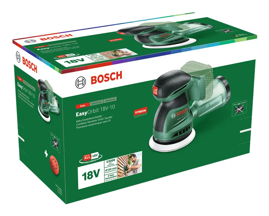 Bosch EasyOrbit 18V-10 2.0Ah - orbital sander