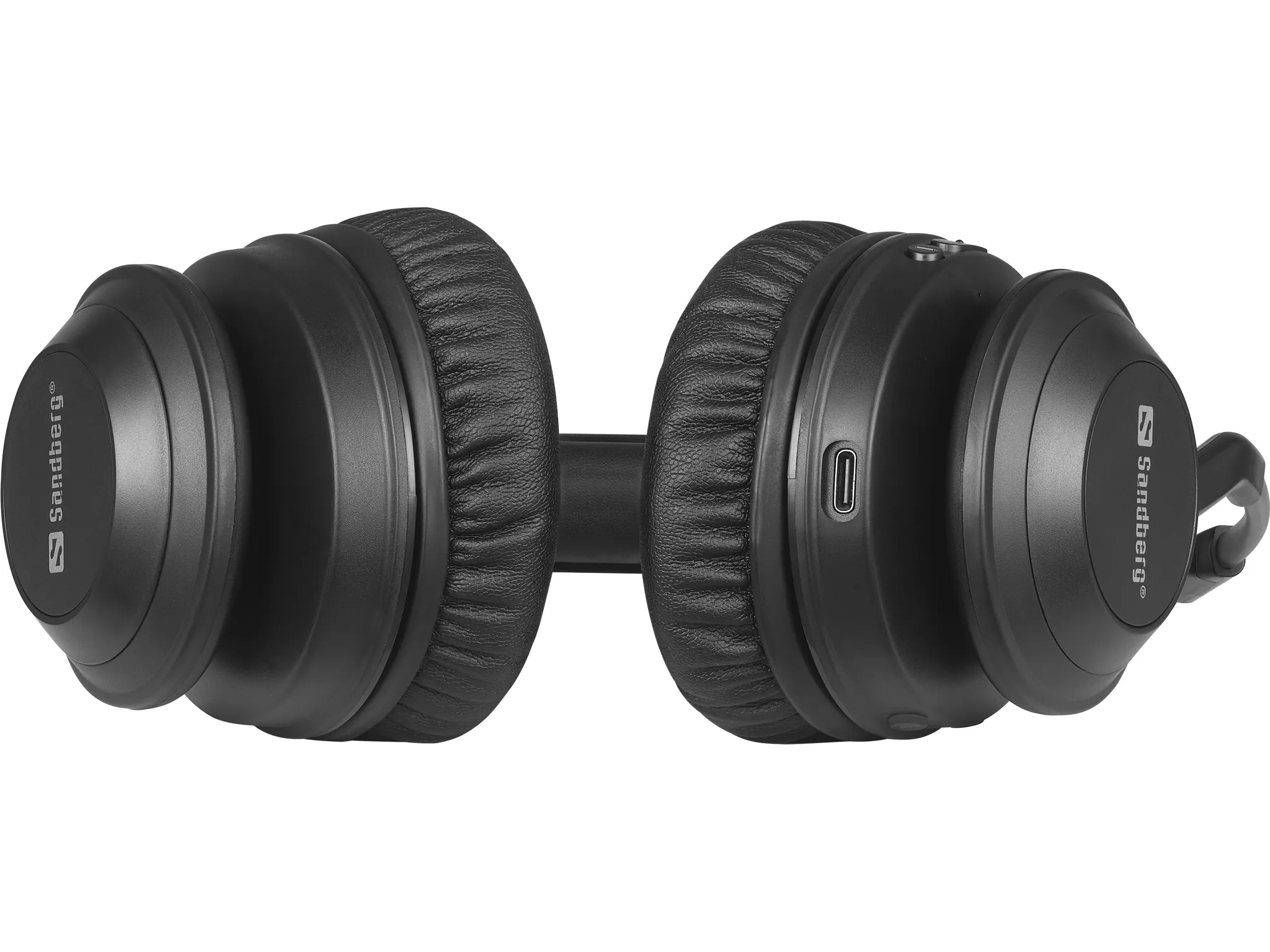 Sandberg Bluetooth Headset ANC+ENC Pro -langattomat kuulokkeet, Musta