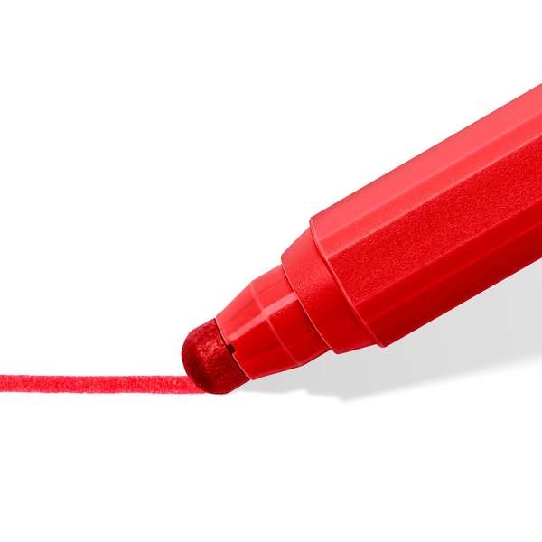 Staedtler Noris junior - fibretip pens in mixed colours, 6 pcs