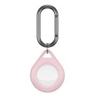 KeyBudz Secure Dock, AirTag - carabiner, Blush Pink (4pcs)