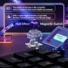 Keychron K6 HE SE K6H-F1-BO 65% -langaton mekaaninen pelin&auml;pp&auml;imist&ouml;, Gateron Magnetic, musta