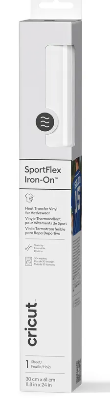 Cricut SportFlex Iron-on 28x60cm (White) Cricut SportFlex Iron-on 28x60cm (White)