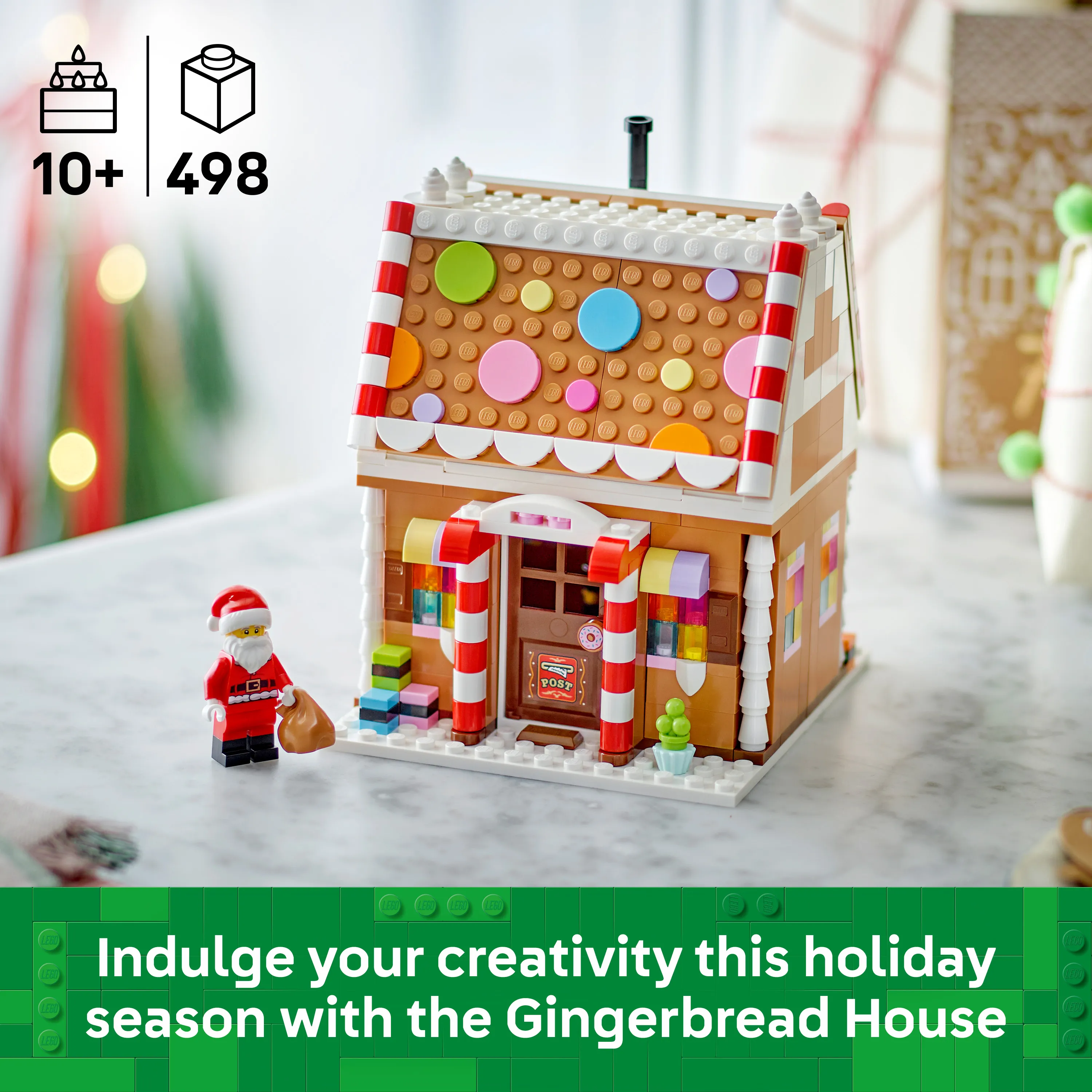 LEGO Seasonal Festive Gingerbread House 40809