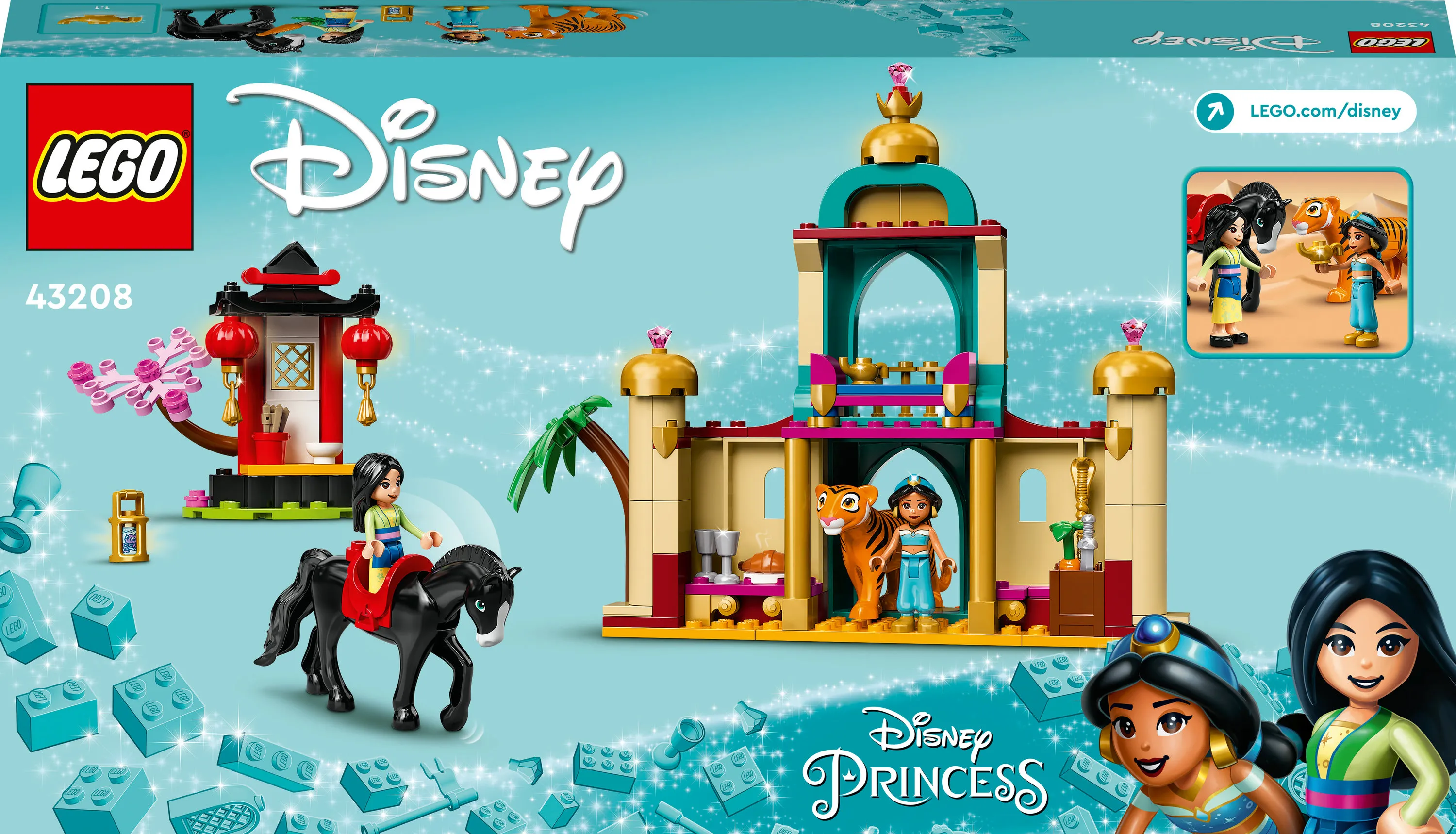 Lego Disney Princess- Jasmine och Mulans &auml;ventyr 43208
