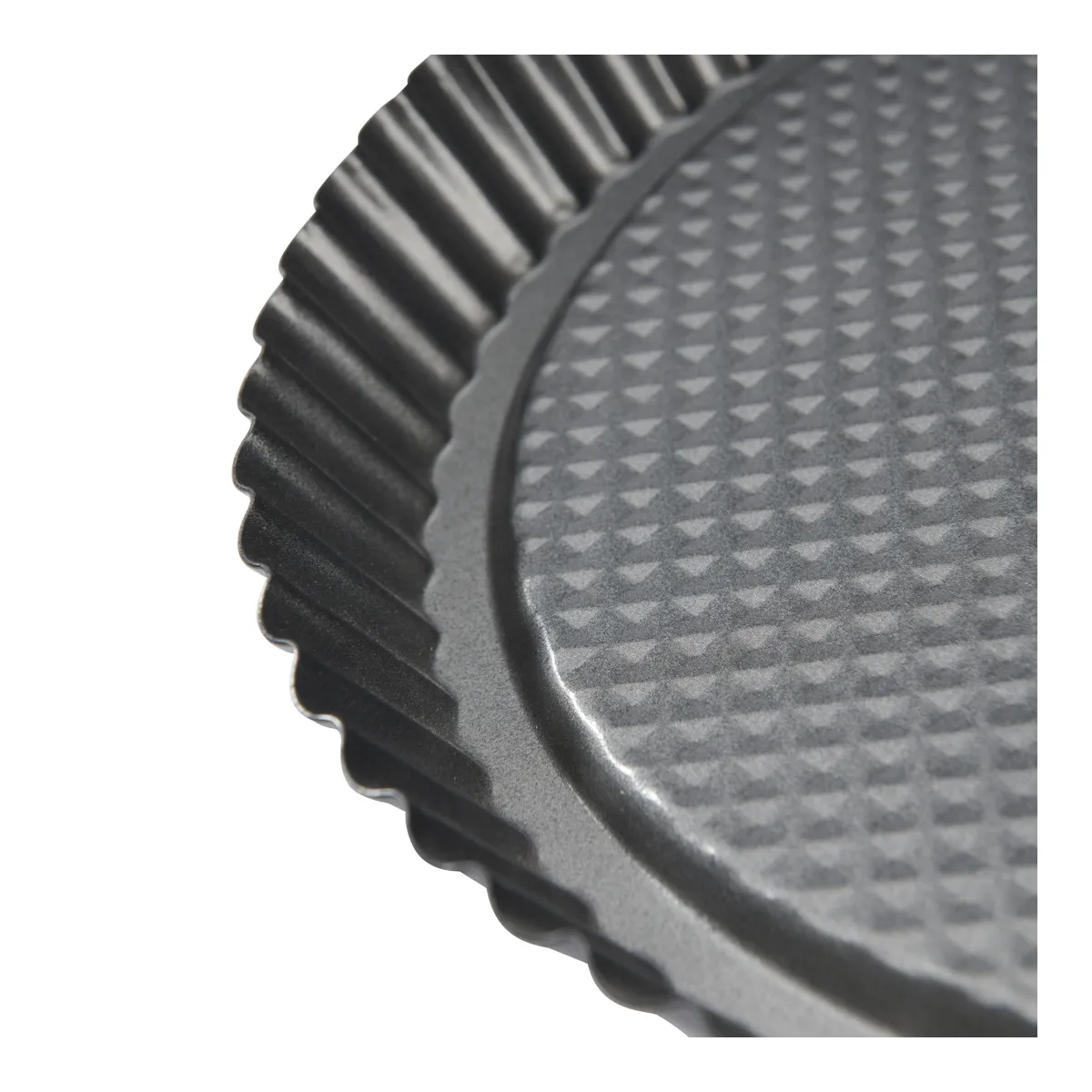 de Buyer 4707.28 Py&ouml;re&auml; tarttumaton ter&auml;ksinen piirakkavuoka, 28 cm