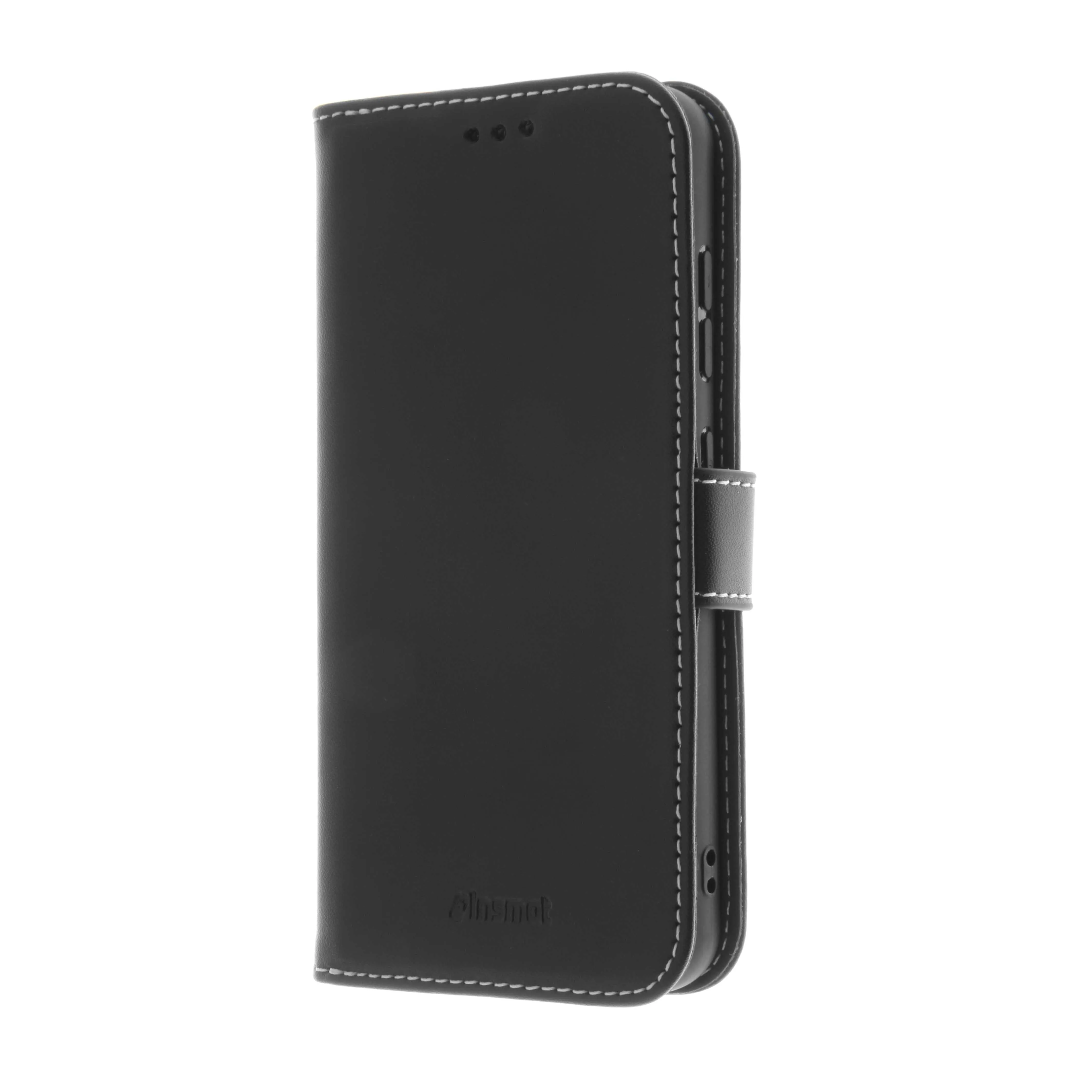 Insmat Flip Case, Galaxy S23 Plus - Wallet Case, Black