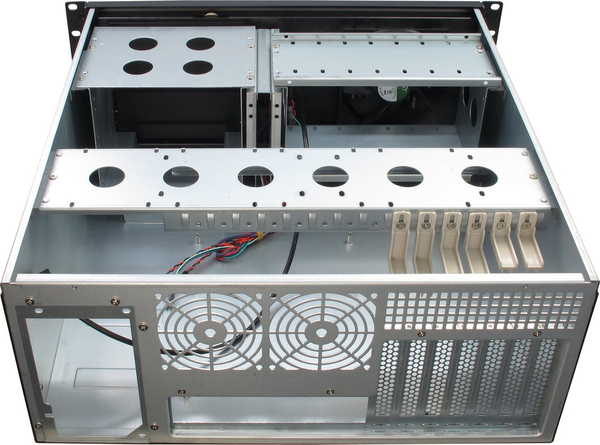 Inter-Tech IPC 4U-4088-S Rackversion ATX Ingen str&oslash;mforsyning Sort