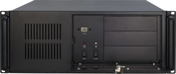 Inter-Tech IPC 4U-4088-S Rackversion ATX Ingen str&oslash;mforsyning Sort