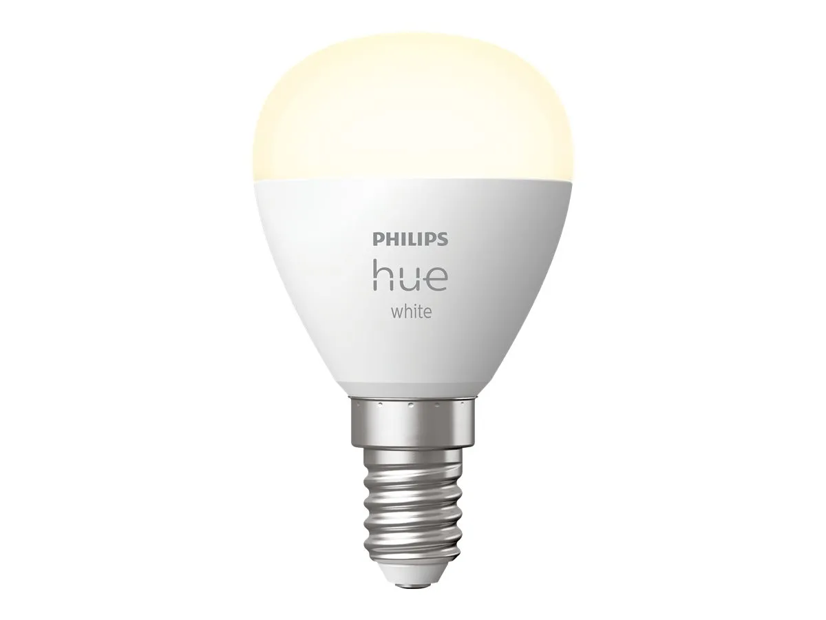 Philips Hue White P45 E14 Luster Bulb - 1-Pack