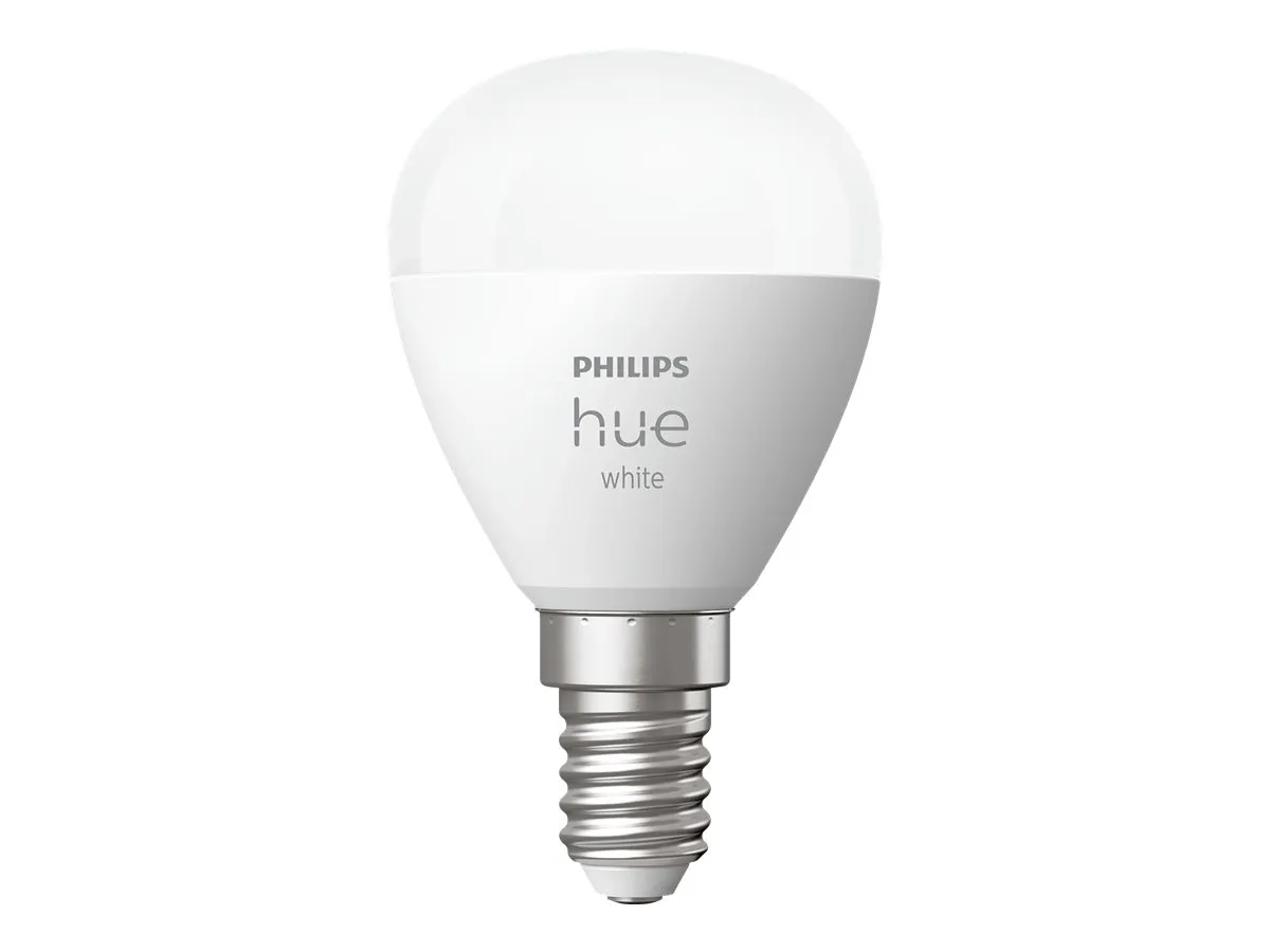 Philips Hue White P45 E14 Luster Bulb - 1-Pack