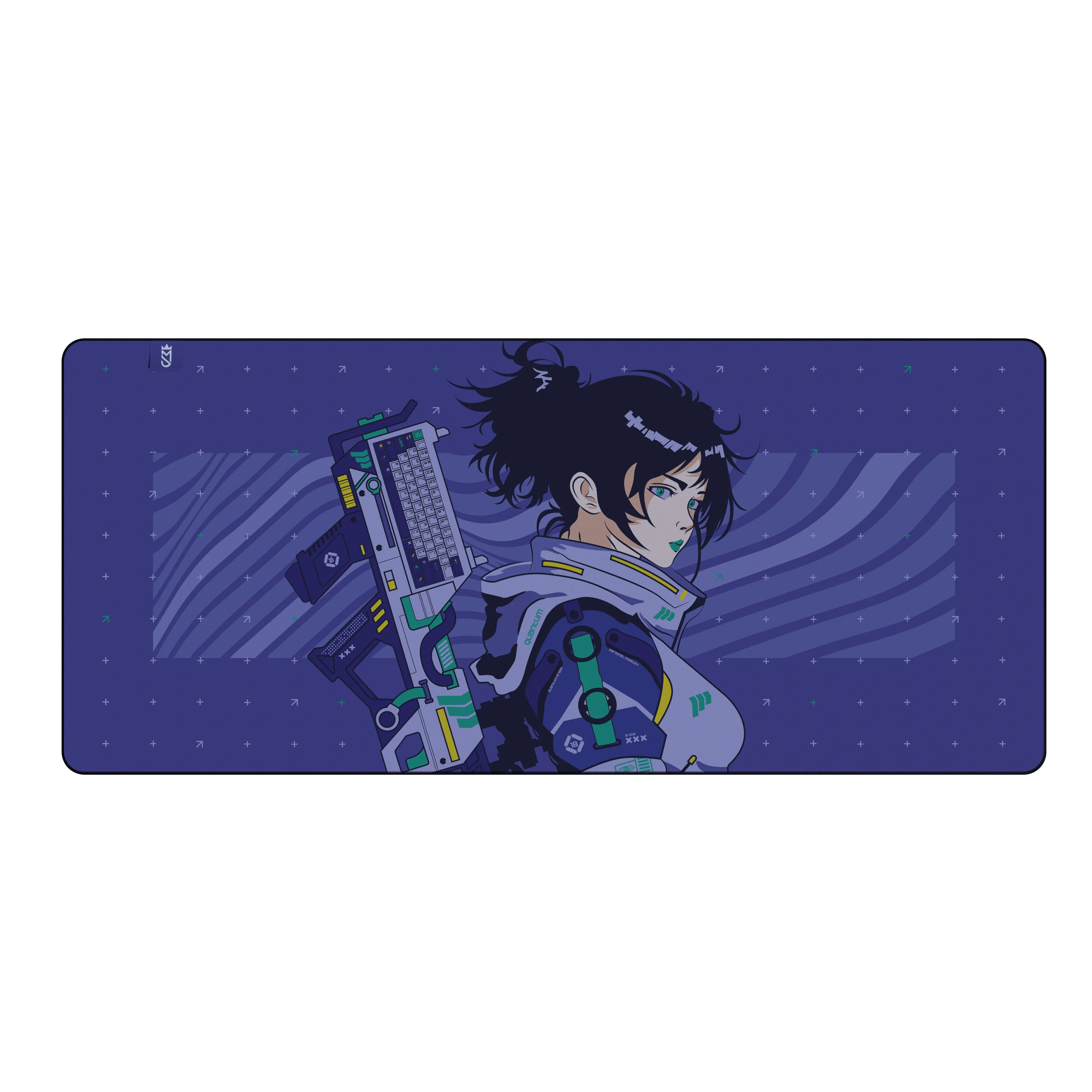Mighty Setup Armory Girl Purple - gaming mousepad, 900x400x4mm