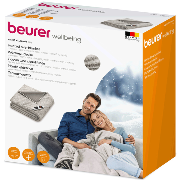 Beurer HD 150 XXL Nordic - heated overblanket, 200x150 cm