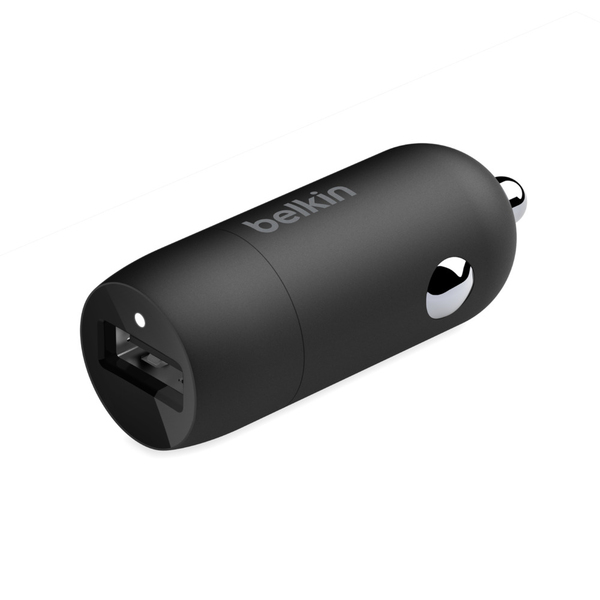 Single USB-A Car Charger 18W QC3 Black