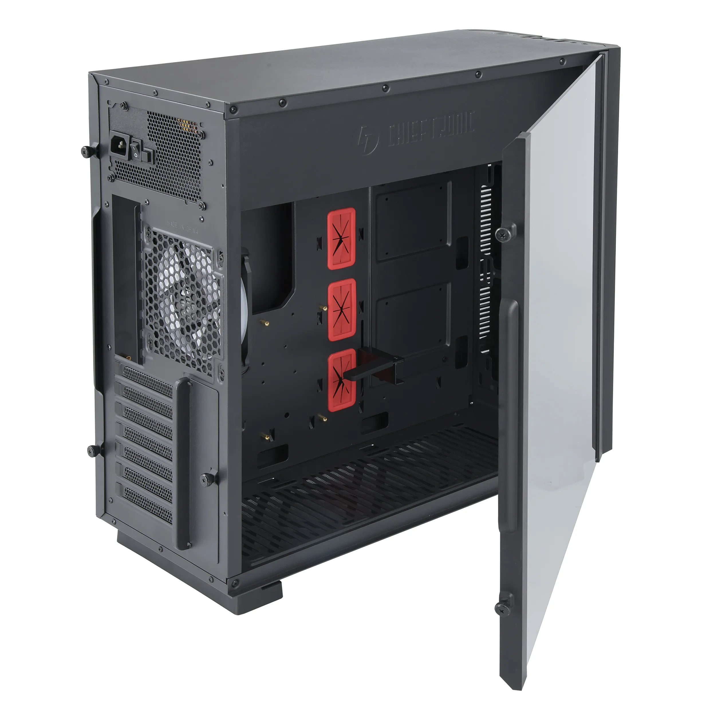 Chieftec GR-01B-OP G1 Midi-Tower Case with RGB lighting, Black