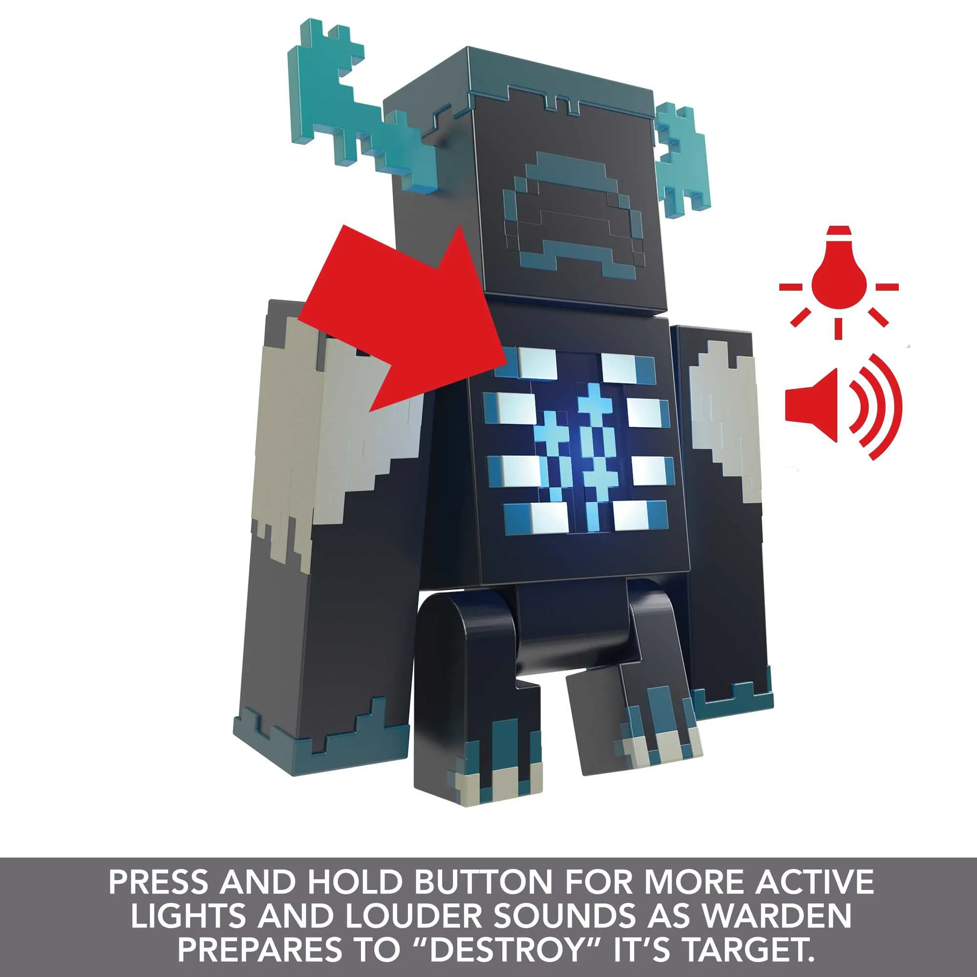 Mattel Minecraft The Warden Game Character