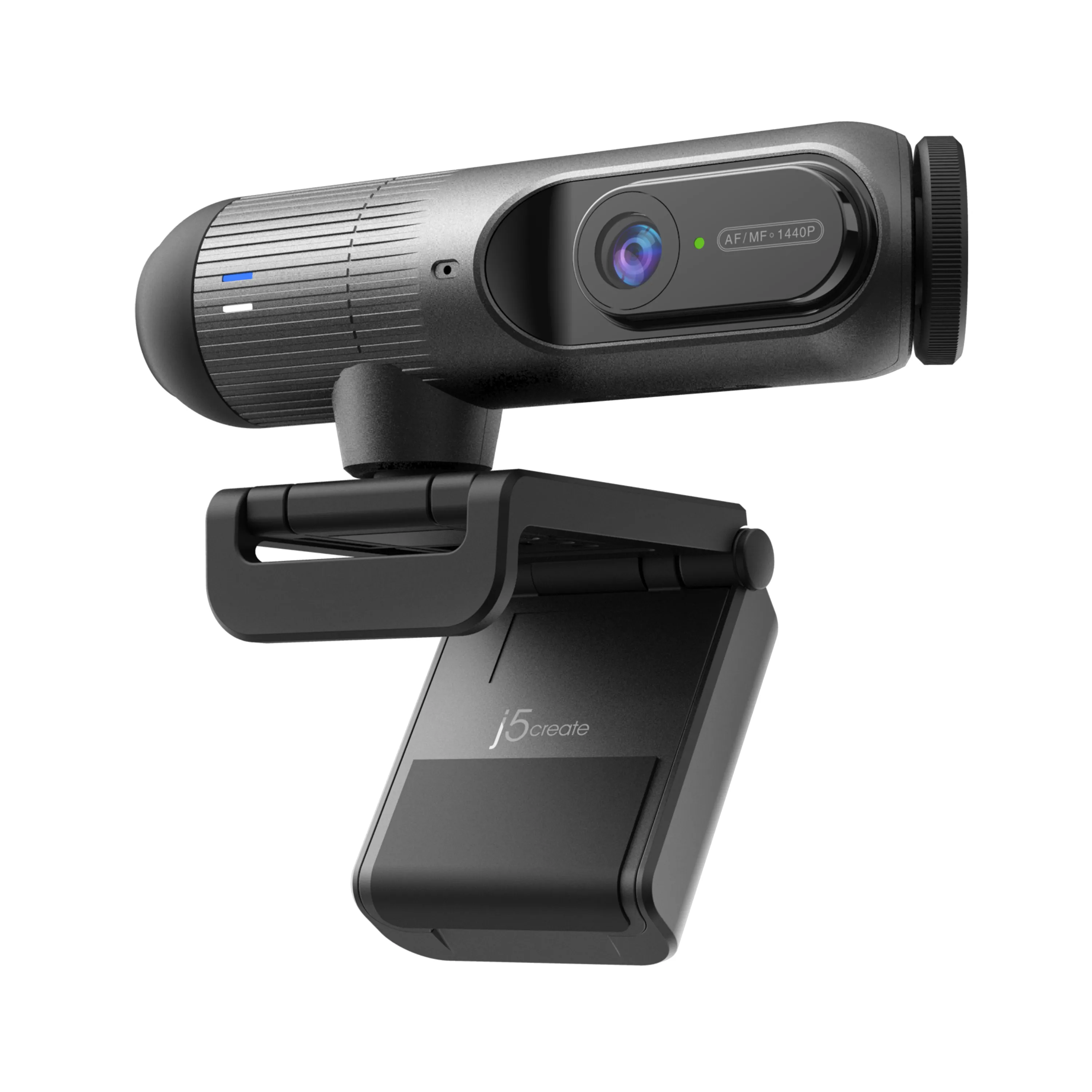 j5create JVU302-N Quad HD 1440p, automaattitarkennus, AI-seuranta -webkamera, musta