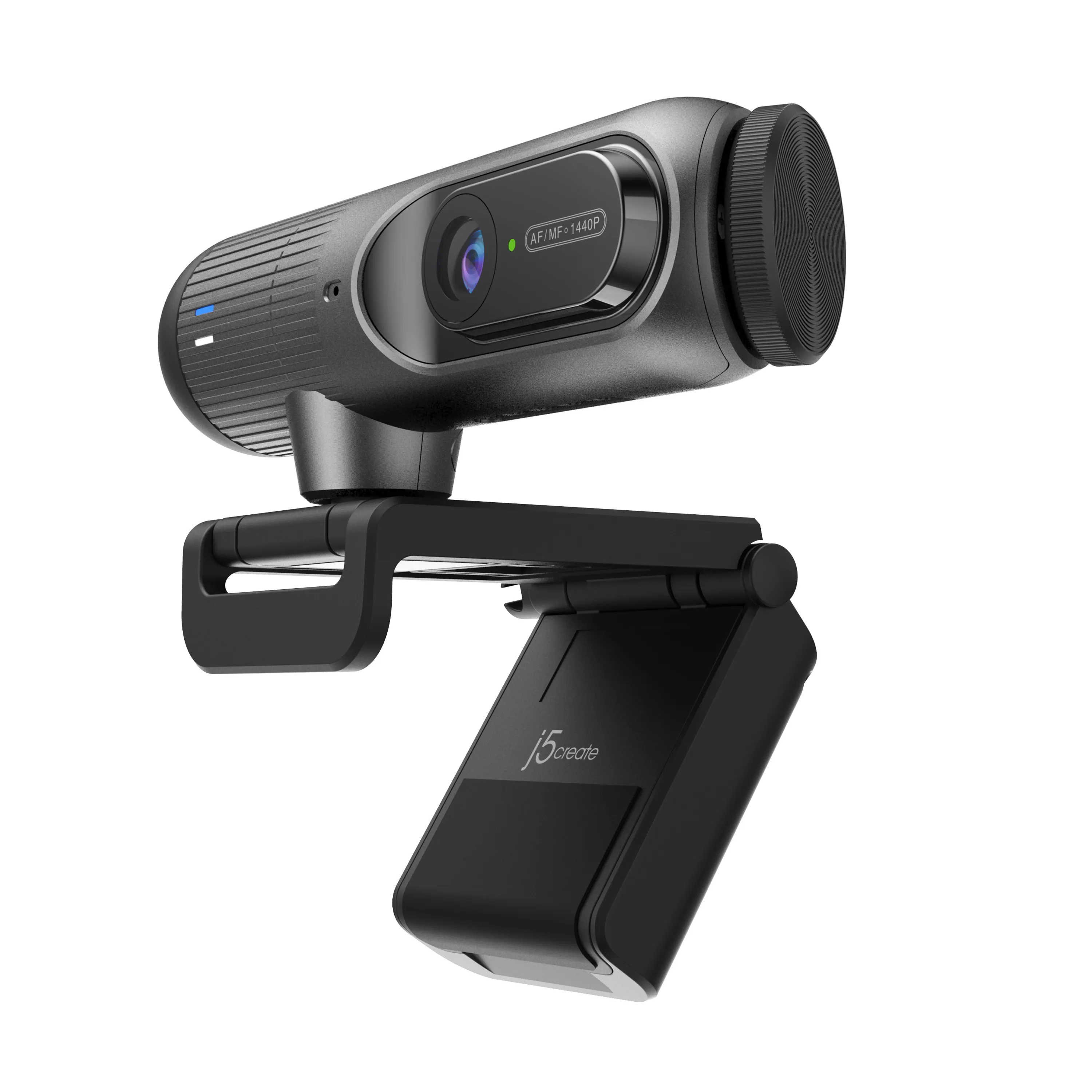 j5create JVU302-N Quad HD 1440p, automaattitarkennus, AI-seuranta -webkamera, musta