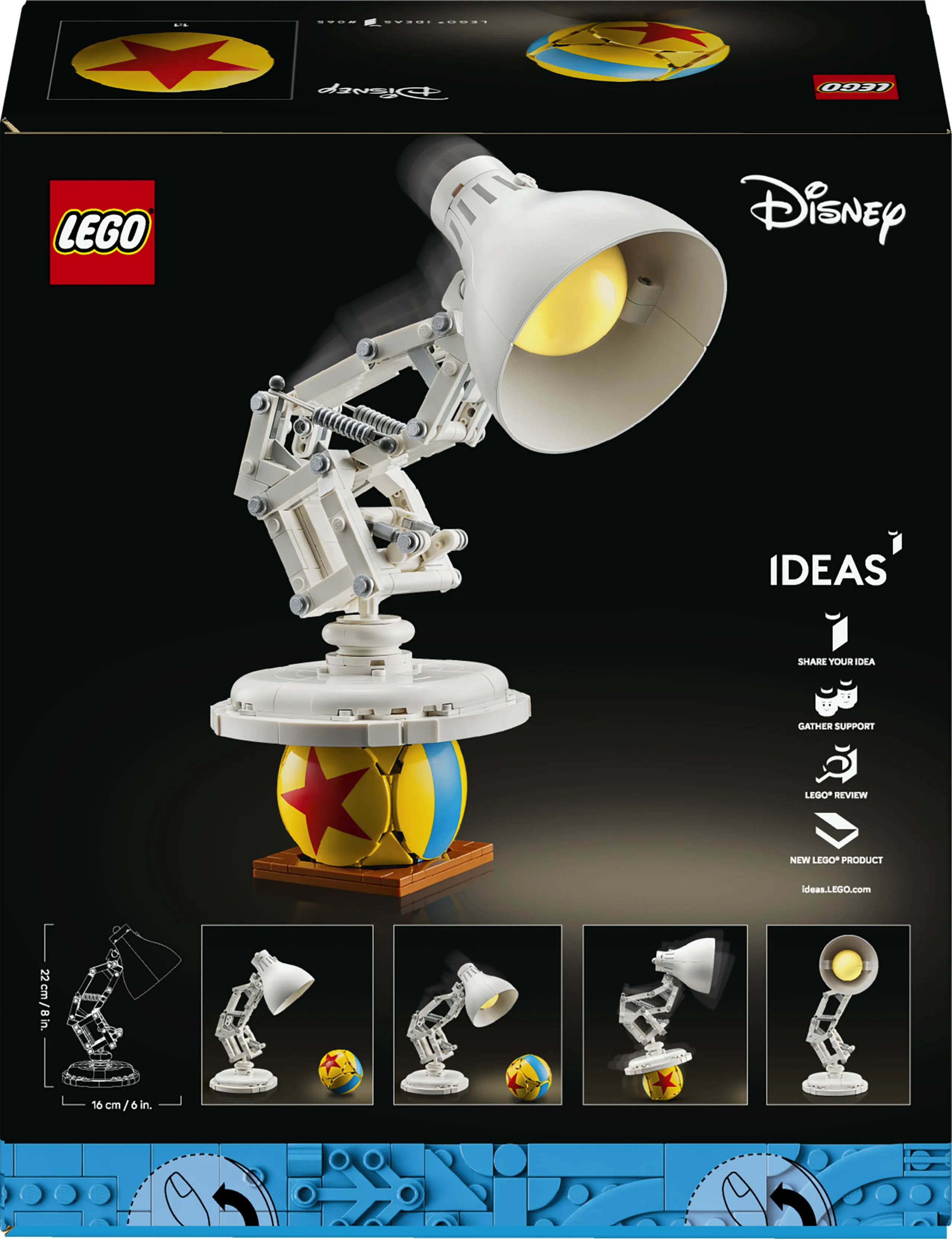LEGO Ideas Disney Pixar Luxo Jr. 21357