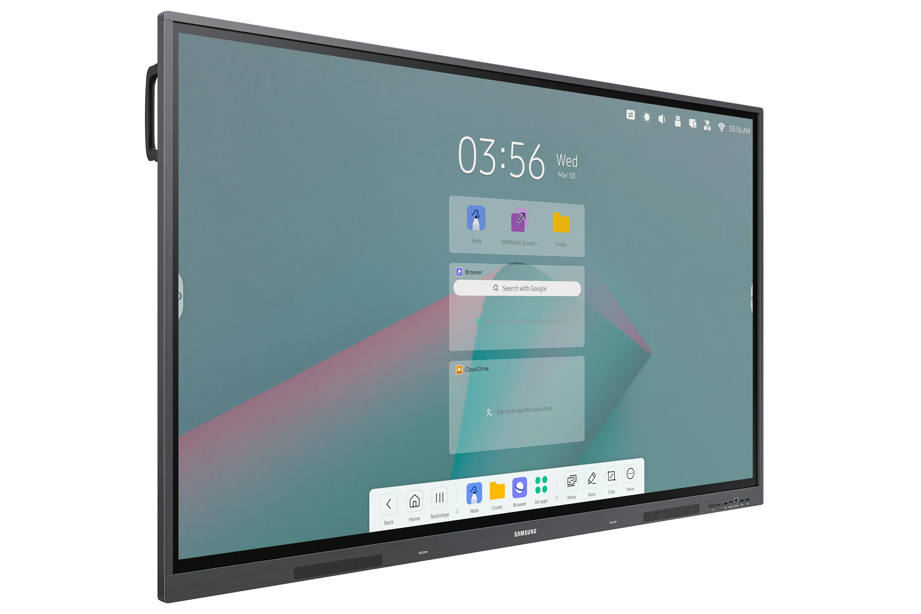 SAMSUNG WAC EBOARD WA65C, 65", ANDROID 11, UHD, IR TOUCH, 3XHDMI (CEC) 2.0, USB-C PD 65W, VIDEO OUT HDMI, USB 5(2.0X1, 4X3.0), RS232 IN/OUT, RJ45 IN/OUT, OPS SL