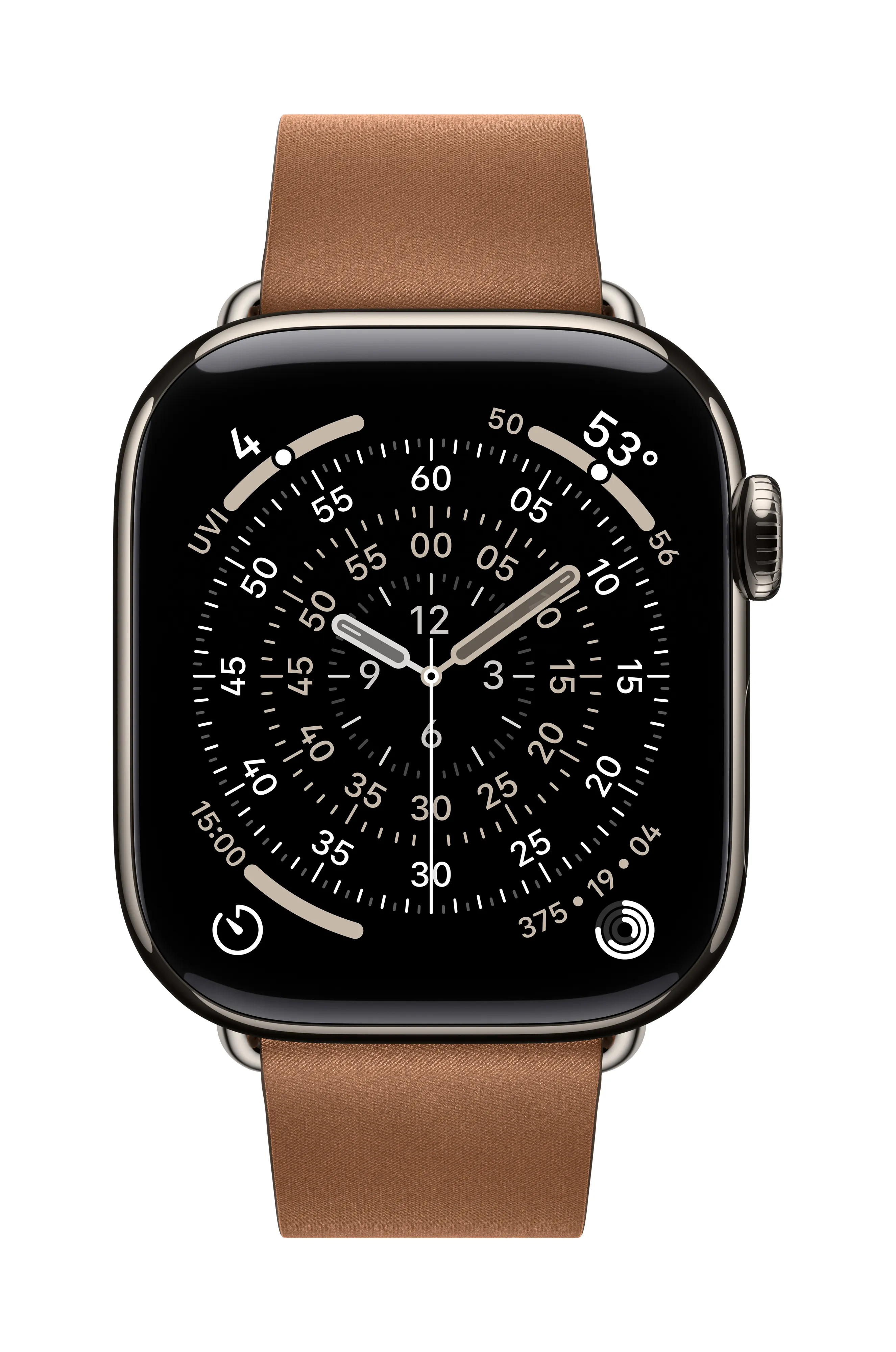 Apple Watch 42 mm Modern Buckle, Caramel, Medium