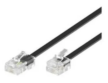 RJ11-RJ45 6M M/M Black