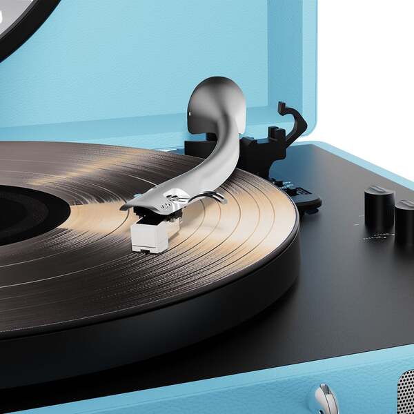 MIXX Vinyl Record Player Revival 65 Stereo Blue