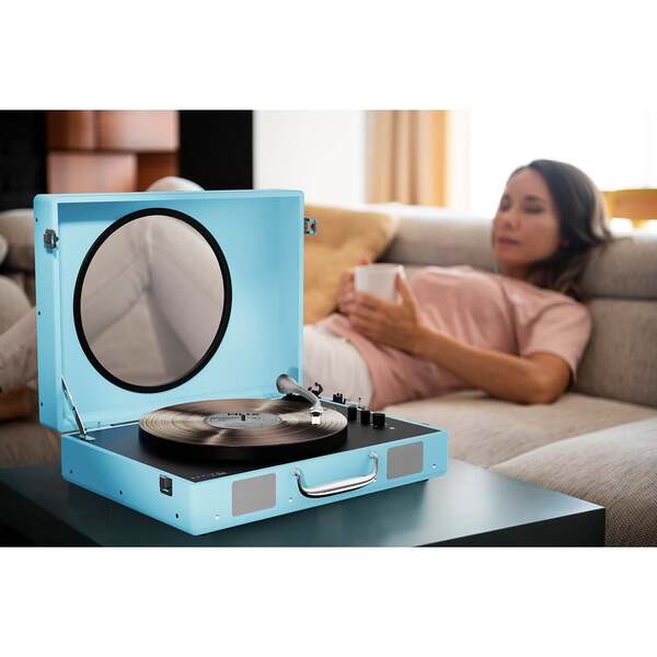 MIXX Vinyl Record Player Revival 65 Stereo Blue