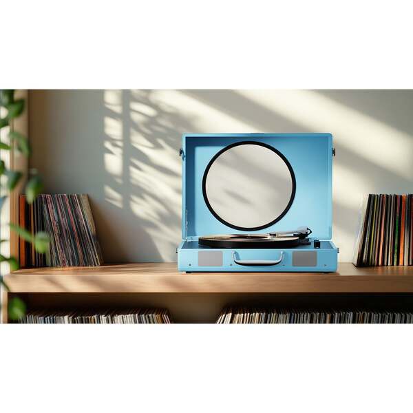 MIXX Vinyl Record Player Revival 65 Stereo Blue