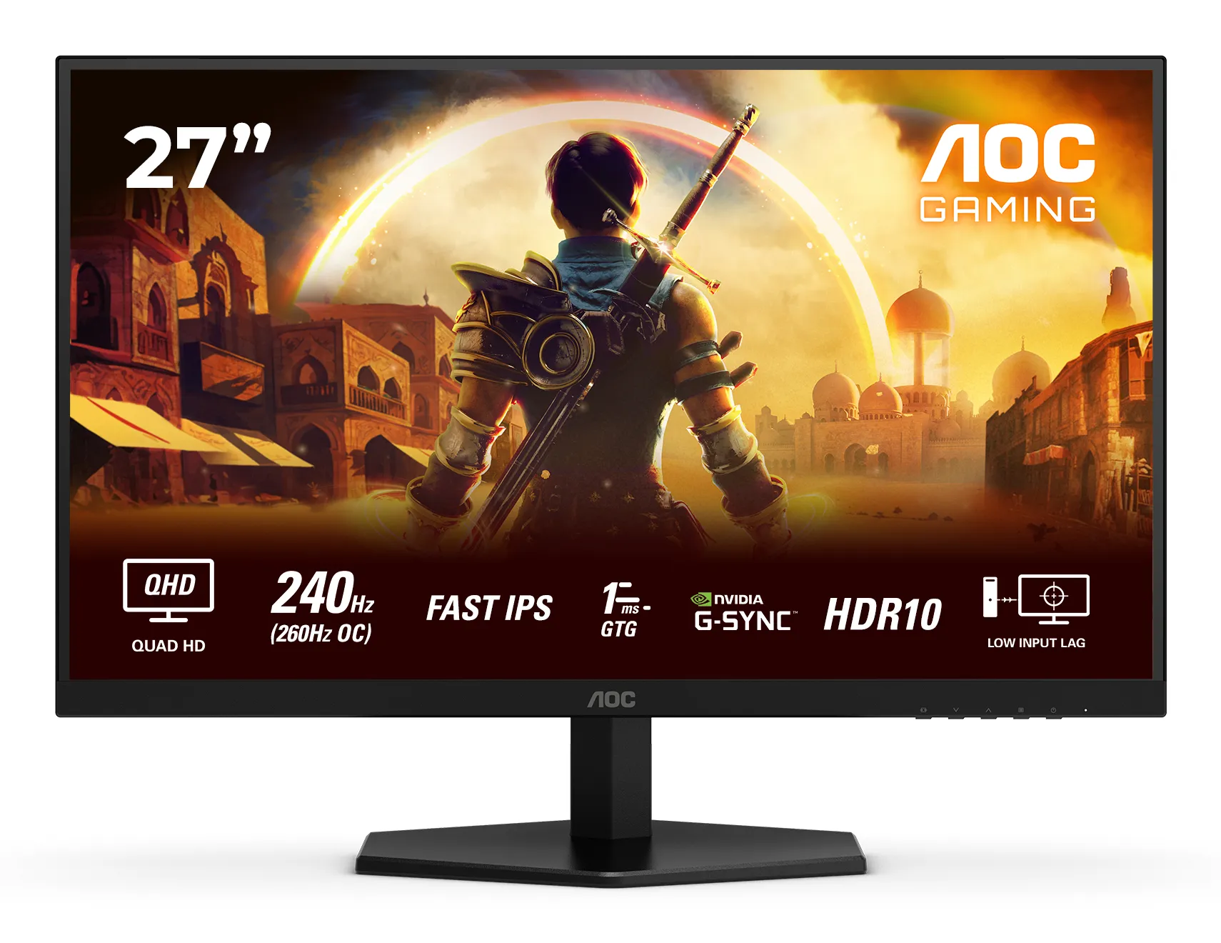 AOC Q27G42ZE 27" QHD, Fast IPS 240Hz Gaming Monitor