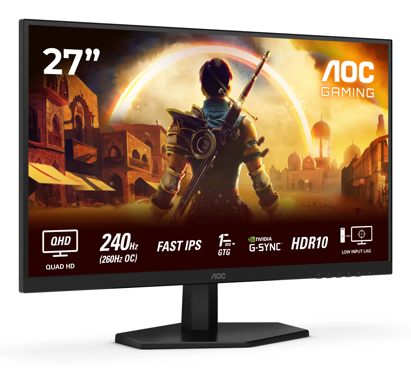 AOC Q27G42ZE 27" QHD, Fast IPS 240Hz Gaming Monitor