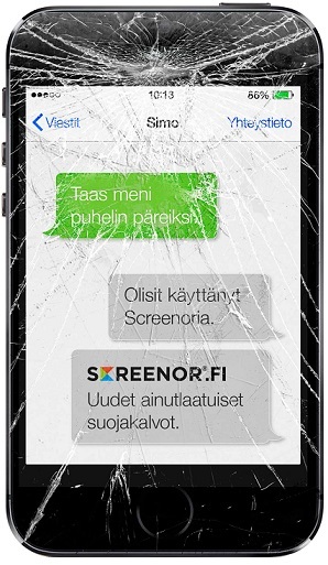 (L&ouml;yt&ouml;nurkka) Screenor Premium Tempered, Huawei Y7 -panssarilasi