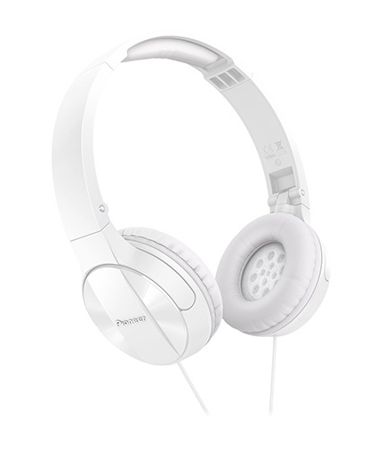 PIONEER HEADBAND HEADPHONE SWIVEL-OUT MECHANISM WHITE