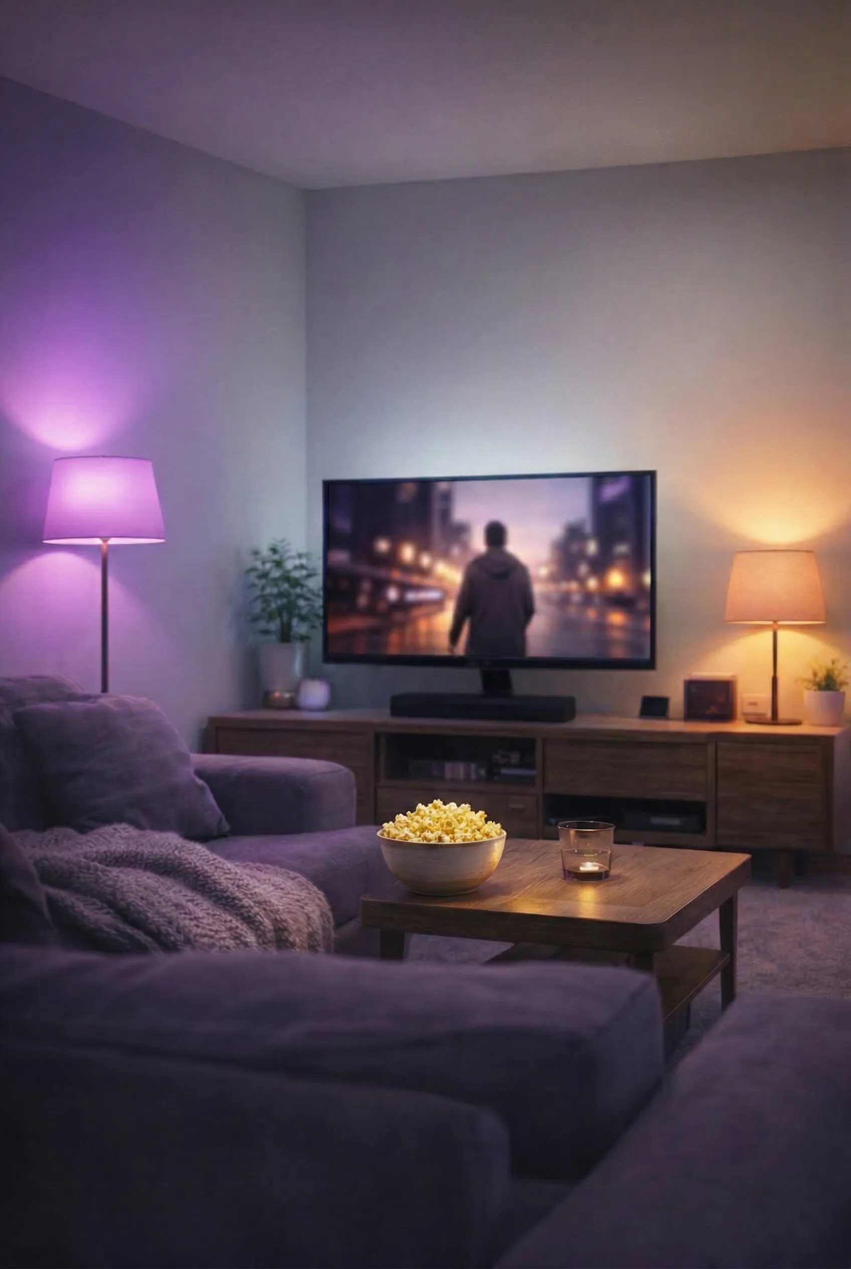 Deltaco Smart LED -lamppu, E14, RGB, WiFi, 4.9W