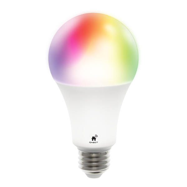 Qnect SH-LE27RGB-QNE Smart bulb, E27, RGB, WiFi - smart ljusk&auml;lla